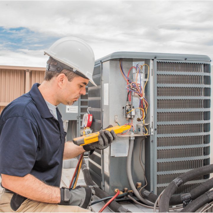 Ingersoll Duct Cleaning certified duct cleaning technician on a service call in Ingersoll, Ontario